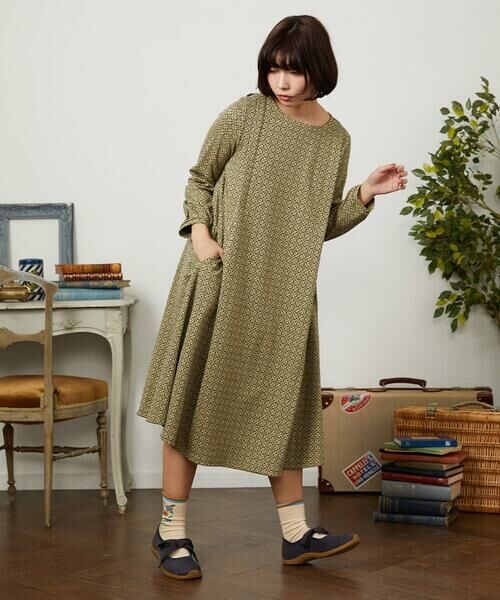 Jocomomola / ホコモモラ ロング・マキシ丈ワンピース | Armadura de flores ジャカードワンピース | 詳細1