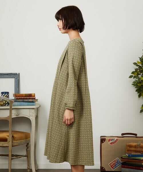 Jocomomola / ホコモモラ ロング・マキシ丈ワンピース | Armadura de flores ジャカードワンピース | 詳細2