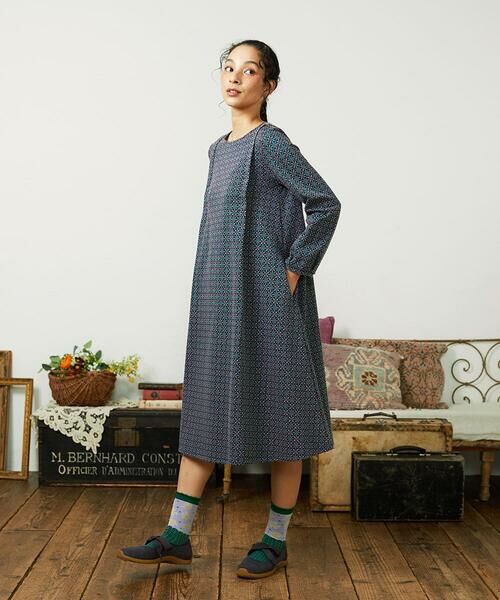 Jocomomola / ホコモモラ ロング・マキシ丈ワンピース | Armadura de flores ジャカードワンピース | 詳細12