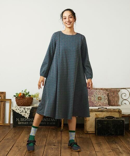 Jocomomola / ホコモモラ ロング・マキシ丈ワンピース | Armadura de flores ジャカードワンピース | 詳細13