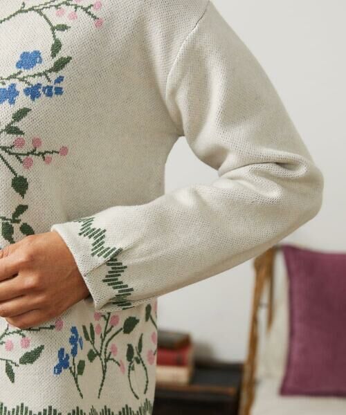 Jocomomola / ホコモモラ セットアップ | El galgo フラワーモチーフニットカーディガン | 詳細12