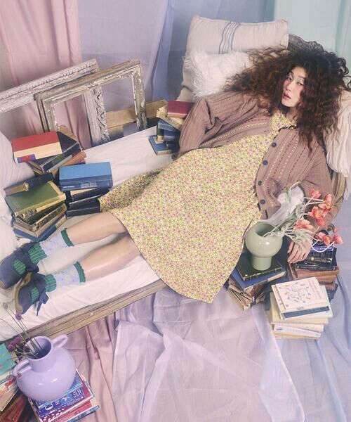 Jocomomola / ホコモモラ カーディガン・ボレロ | Escalera 刺繍ニットカーディガン | 詳細13