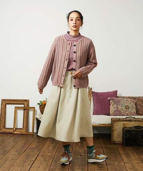 Jocomomola / ホコモモラ カーディガン・ボレロ | Escalera 刺繍ニットカーディガン | 詳細2
