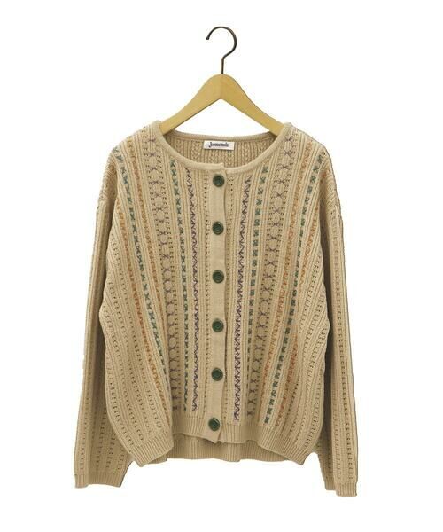 Jocomomola / ホコモモラ カーディガン・ボレロ | Escalera 刺繍ニットカーディガン | 詳細19