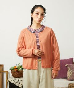 Jocomomola / ホコモモラ カーディガン・ボレロ | Suave シアーニットカーディガン