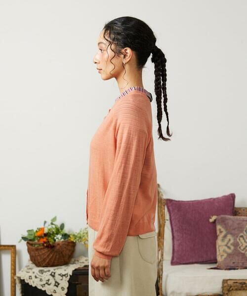 Jocomomola / ホコモモラ カーディガン・ボレロ | Suave シアーニットカーディガン | 詳細3