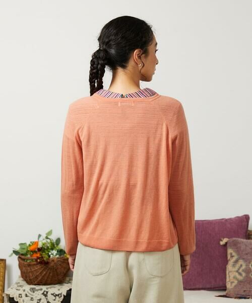 Jocomomola / ホコモモラ カーディガン・ボレロ | Suave シアーニットカーディガン | 詳細4