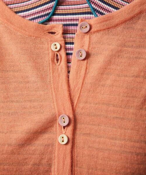 Jocomomola / ホコモモラ カーディガン・ボレロ | Suave シアーニットカーディガン | 詳細5