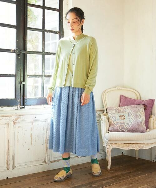 Jocomomola / ホコモモラ カーディガン・ボレロ | Suave シアーニットカーディガン | 詳細10