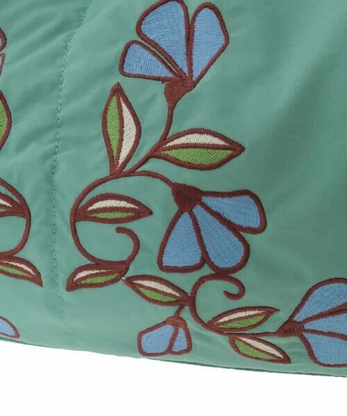 Jocomomola / ホコモモラ トートバッグ | フラワー刺繍ナイロントートバッグ | 詳細4