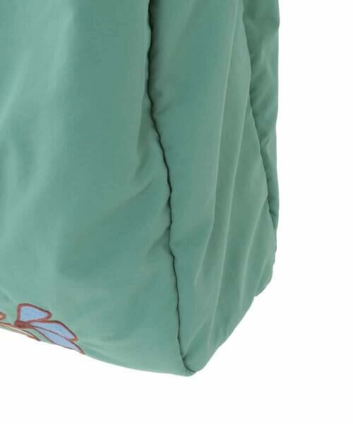 Jocomomola / ホコモモラ トートバッグ | フラワー刺繍ナイロントートバッグ | 詳細5