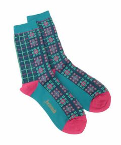 Jocomomola / ホコモモラ その他小物 | 幾何柄ジャカードソックス