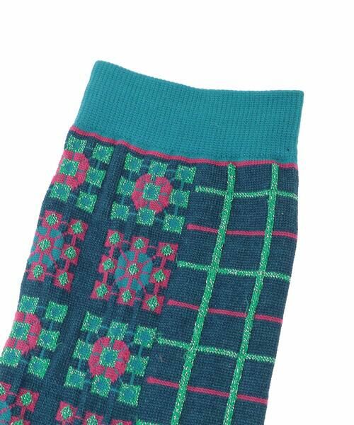Jocomomola / ホコモモラ その他小物 | 幾何柄ジャカードソックス | 詳細2