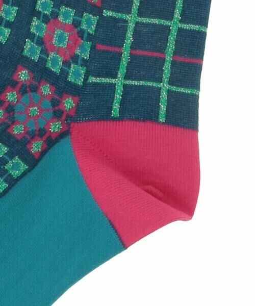 Jocomomola / ホコモモラ その他小物 | 幾何柄ジャカードソックス | 詳細3