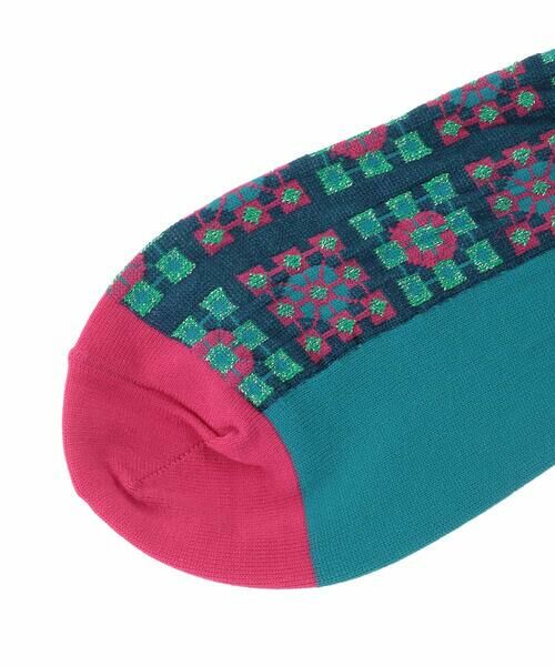 Jocomomola / ホコモモラ その他小物 | 幾何柄ジャカードソックス | 詳細4