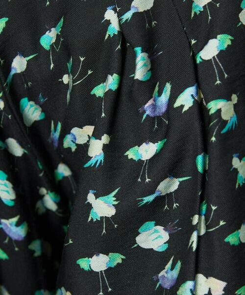 Jocomomola / ホコモモラ シャツ・ブラウス | Palminos ビックカラー鳥プリントロングブラウス | 詳細19