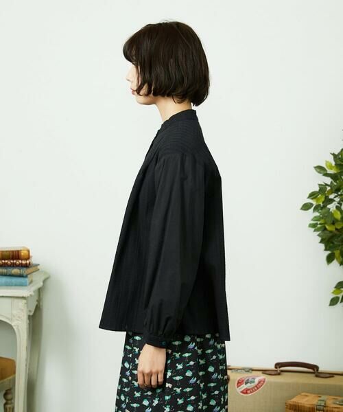 Jocomomola / ホコモモラ シャツ・ブラウス | Tejido ドッキングスタンドカラーブラウス | 詳細12