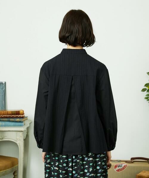Jocomomola / ホコモモラ シャツ・ブラウス | Tejido ドッキングスタンドカラーブラウス | 詳細13