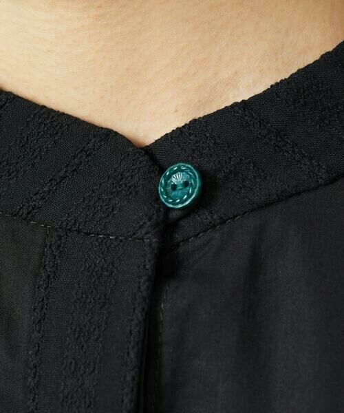 Jocomomola / ホコモモラ シャツ・ブラウス | Tejido ドッキングスタンドカラーブラウス | 詳細15