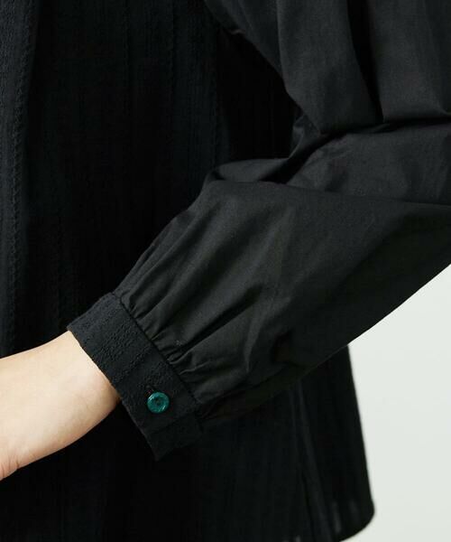 Jocomomola / ホコモモラ シャツ・ブラウス | Tejido ドッキングスタンドカラーブラウス | 詳細17