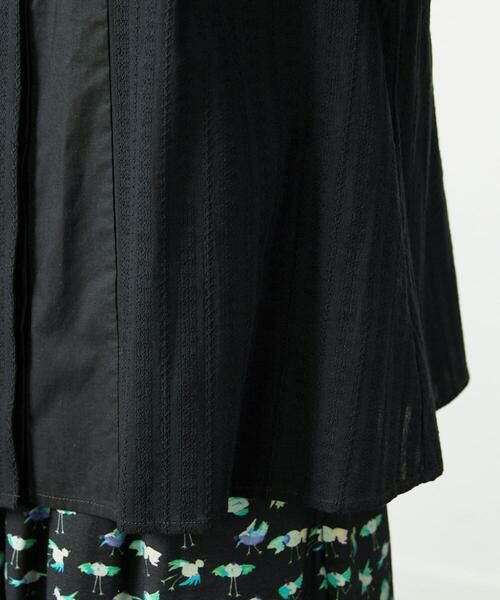 Jocomomola / ホコモモラ シャツ・ブラウス | Tejido ドッキングスタンドカラーブラウス | 詳細18