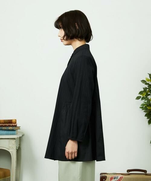 Jocomomola / ホコモモラ シャツ・ブラウス | Tejido ドッキングロング丈ブラウス | 詳細13