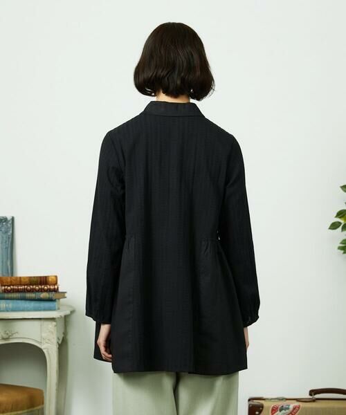 Jocomomola / ホコモモラ シャツ・ブラウス | Tejido ドッキングロング丈ブラウス | 詳細14