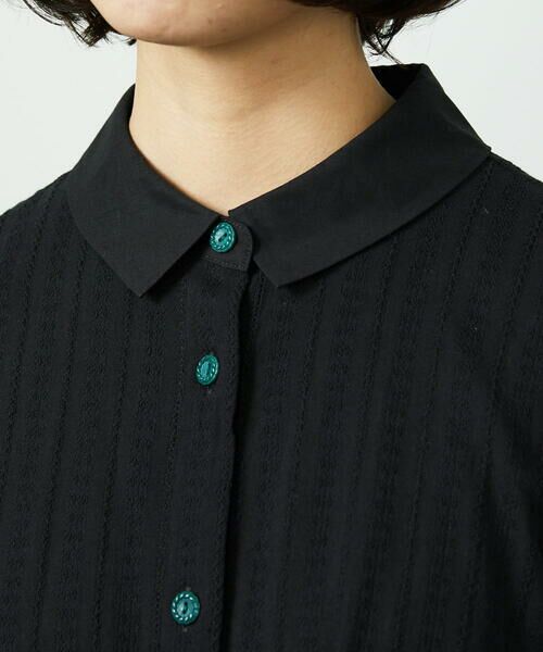 Jocomomola / ホコモモラ シャツ・ブラウス | Tejido ドッキングロング丈ブラウス | 詳細15