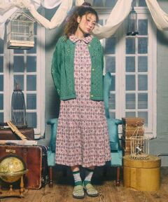 Jocomomola / ホコモモラ ロング・マキシ丈ワンピース | Hidalgo 幾何調プリントワンピース