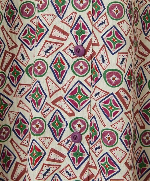 Jocomomola / ホコモモラ ロング・マキシ丈ワンピース | Hidalgo 幾何調プリントワンピース | 詳細4