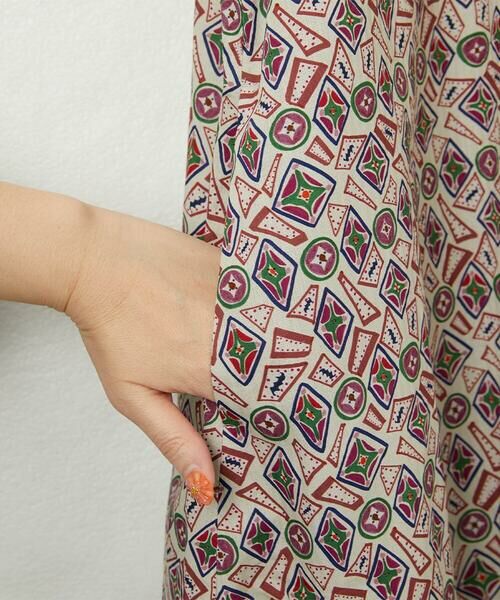Jocomomola / ホコモモラ ロング・マキシ丈ワンピース | Hidalgo 幾何調プリントワンピース | 詳細6