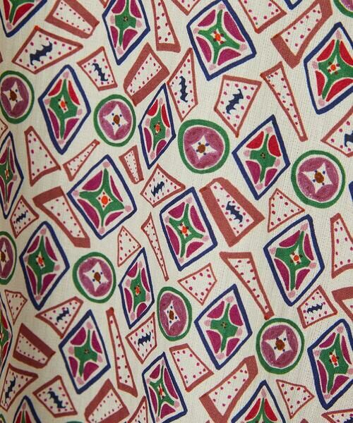 Jocomomola / ホコモモラ ロング・マキシ丈ワンピース | Hidalgo 幾何調プリントワンピース | 詳細8