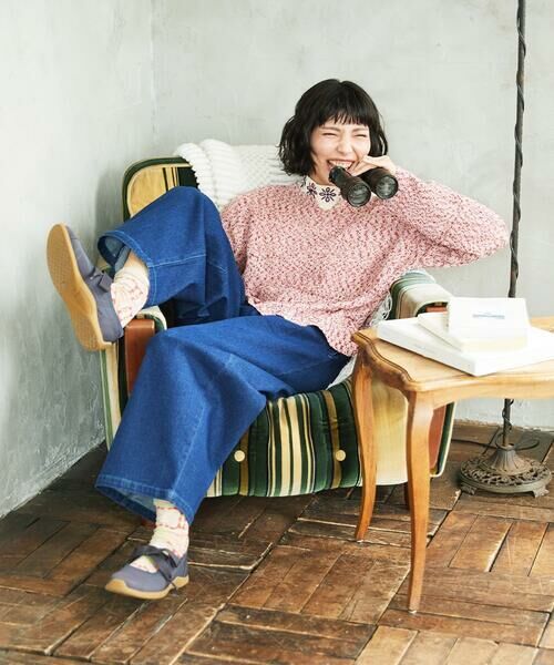 Jocomomola / ホコモモラ ニット・セーター | カラーネップニットプルオーバー | 詳細4