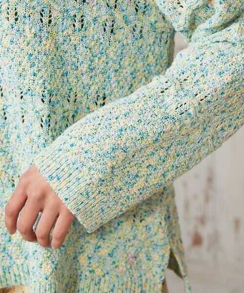 Jocomomola / ホコモモラ ニット・セーター | カラーネップニットプルオーバー | 詳細11