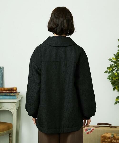 Jocomomola / ホコモモラ その他アウター | Ｌinea ジャカード 中綿入りコート | 詳細9