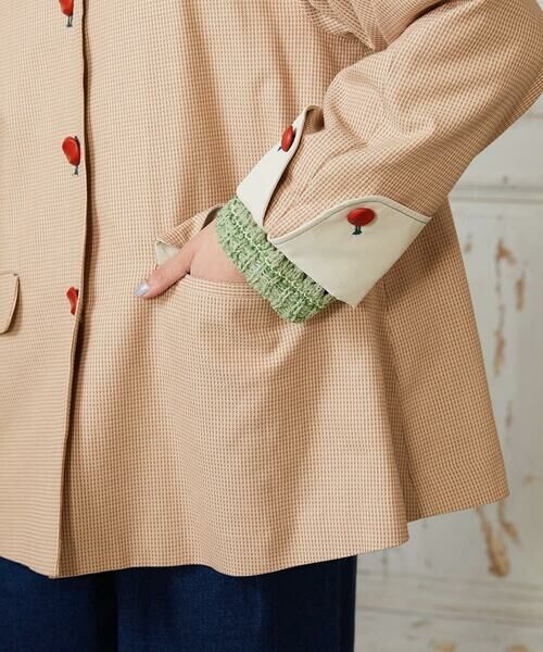 Jocomomola / ホコモモラ セットアップ | Chorlito 千鳥チェックフード付きジャケット | 詳細16