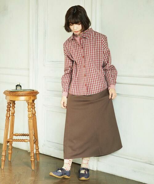 Jocomomola / ホコモモラ カットソー | ベアスムース 配色フラワー刺繍カットソー | 詳細4