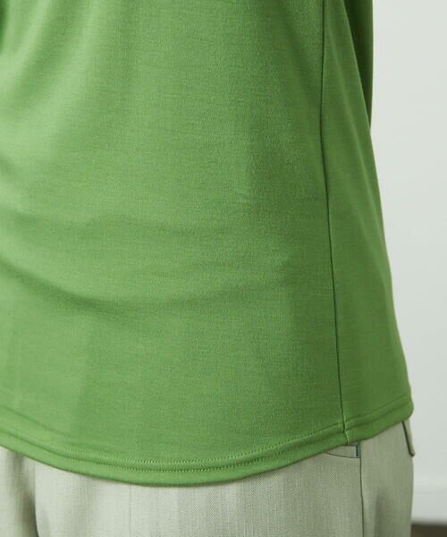 Jocomomola / ホコモモラ カットソー | ベアスムース 配色フラワー刺繍カットソー | 詳細9