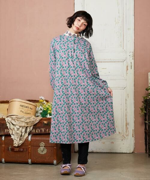 Jocomomola / ホコモモラ カットソー | ベアスムース 配色フラワー刺繍カットソー | 詳細22