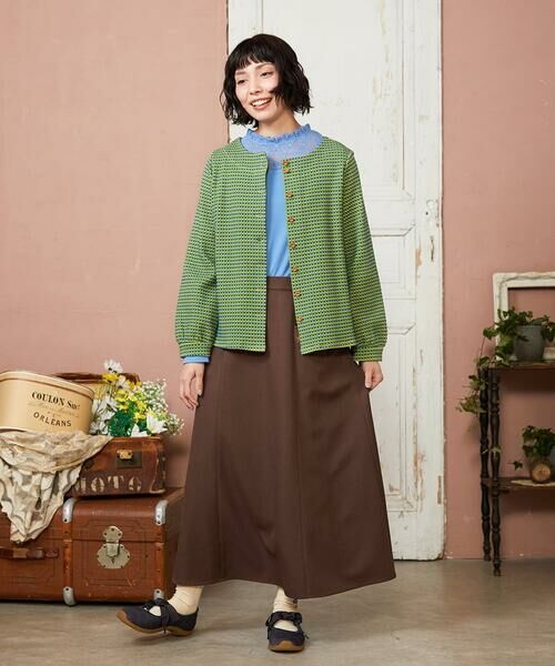 Jocomomola / ホコモモラ カットソー | ベアスムース  レース切り替えカットソー | 詳細17