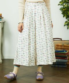 Jocomomola / ホコモモラ その他パンツ | palominos 鳥プリントワイドパンツ