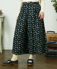 Jocomomola / ホコモモラ その他パンツ | palominos 鳥プリントワイドパンツ