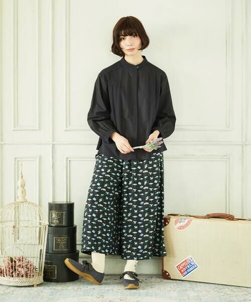 Jocomomola / ホコモモラ その他パンツ | palominos 鳥プリントワイドパンツ | 詳細11