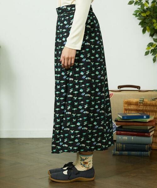 Jocomomola / ホコモモラ その他パンツ | palominos 鳥プリントワイドパンツ | 詳細13