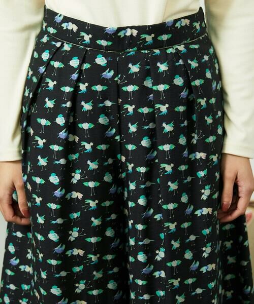 Jocomomola / ホコモモラ その他パンツ | palominos 鳥プリントワイドパンツ | 詳細15