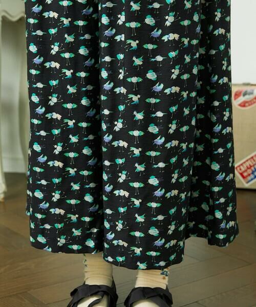 Jocomomola / ホコモモラ その他パンツ | palominos 鳥プリントワイドパンツ | 詳細17