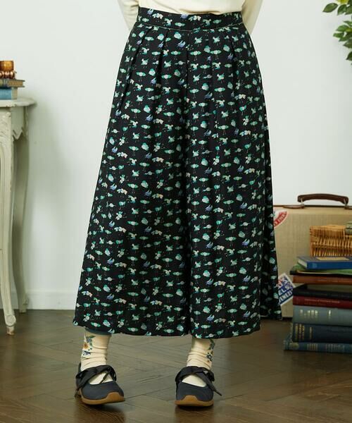 Jocomomola / ホコモモラ その他パンツ | palominos 鳥プリントワイドパンツ | 詳細9