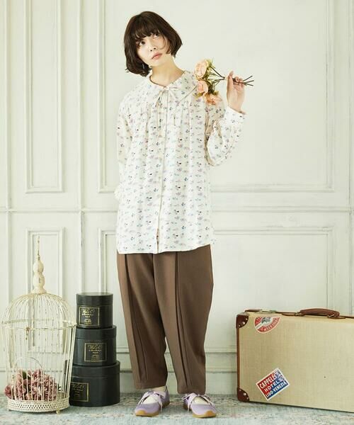 Jocomomola / ホコモモラ チノ・ワークパンツ | Pluma de flecha カーブシルエットパンツ | 詳細14