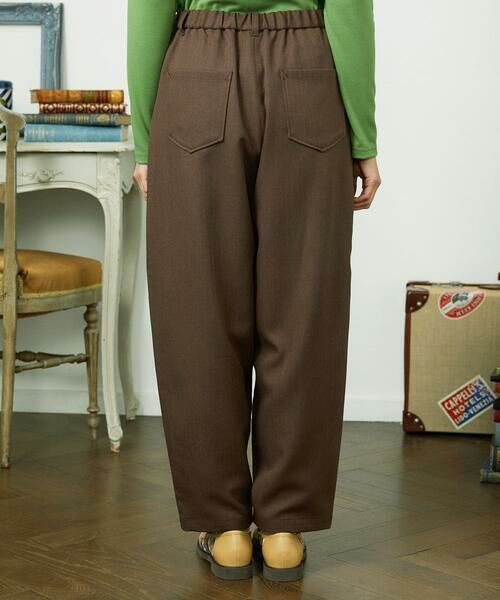 Jocomomola / ホコモモラ チノ・ワークパンツ | Pluma de flecha カーブシルエットパンツ | 詳細17