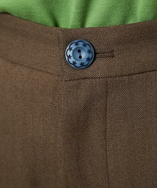 Jocomomola / ホコモモラ チノ・ワークパンツ | Pluma de flecha カーブシルエットパンツ | 詳細19